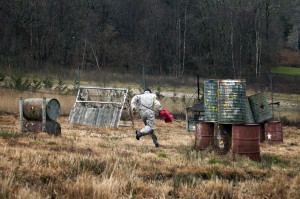 corriendo paintball en asturias