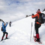 raquetas de nieve en picos de europa