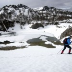 raquetas de nieve en picos de europa