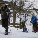 raquetas de nieve en picos de europa