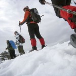 raquetas de nieve en picos de europa