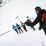 raquetas de nieve en picos de europa