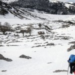 raquetas de nieve en picos de europa