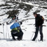 raquetas de nieve en picos de europa