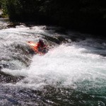 canoaraft en el sella, asturias