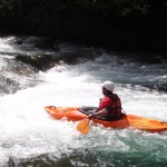 canoaraft en el sella, asturias