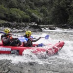 canoaraft en el sella, asturias