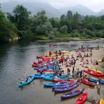 descenso del sella en canoa, asturias