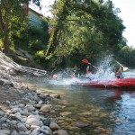 descenso del sella en canoa, asturias