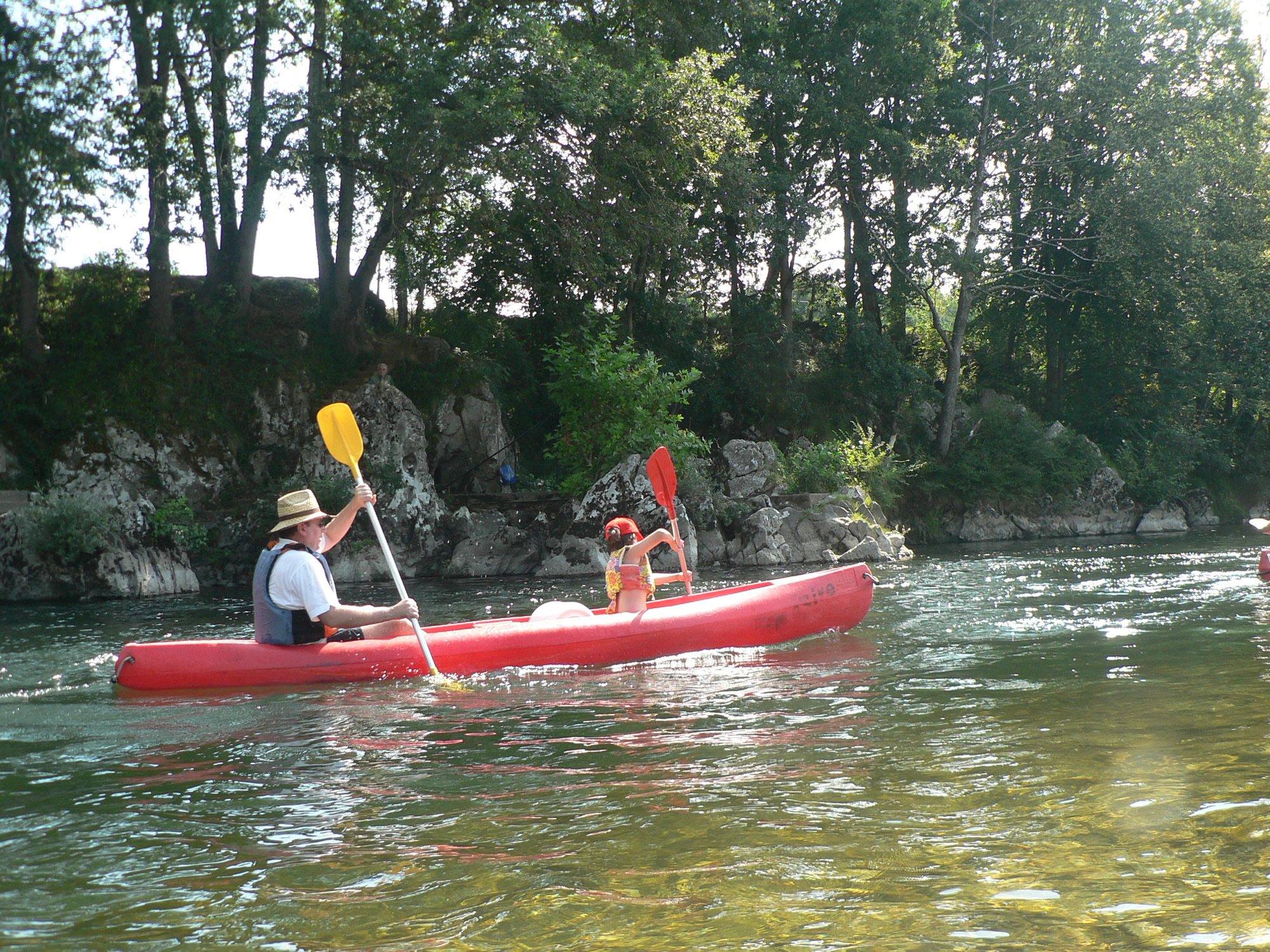 descenso del sella en canoa, asturias