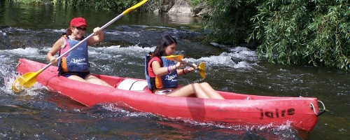 descenso del sella en canoa, asturias