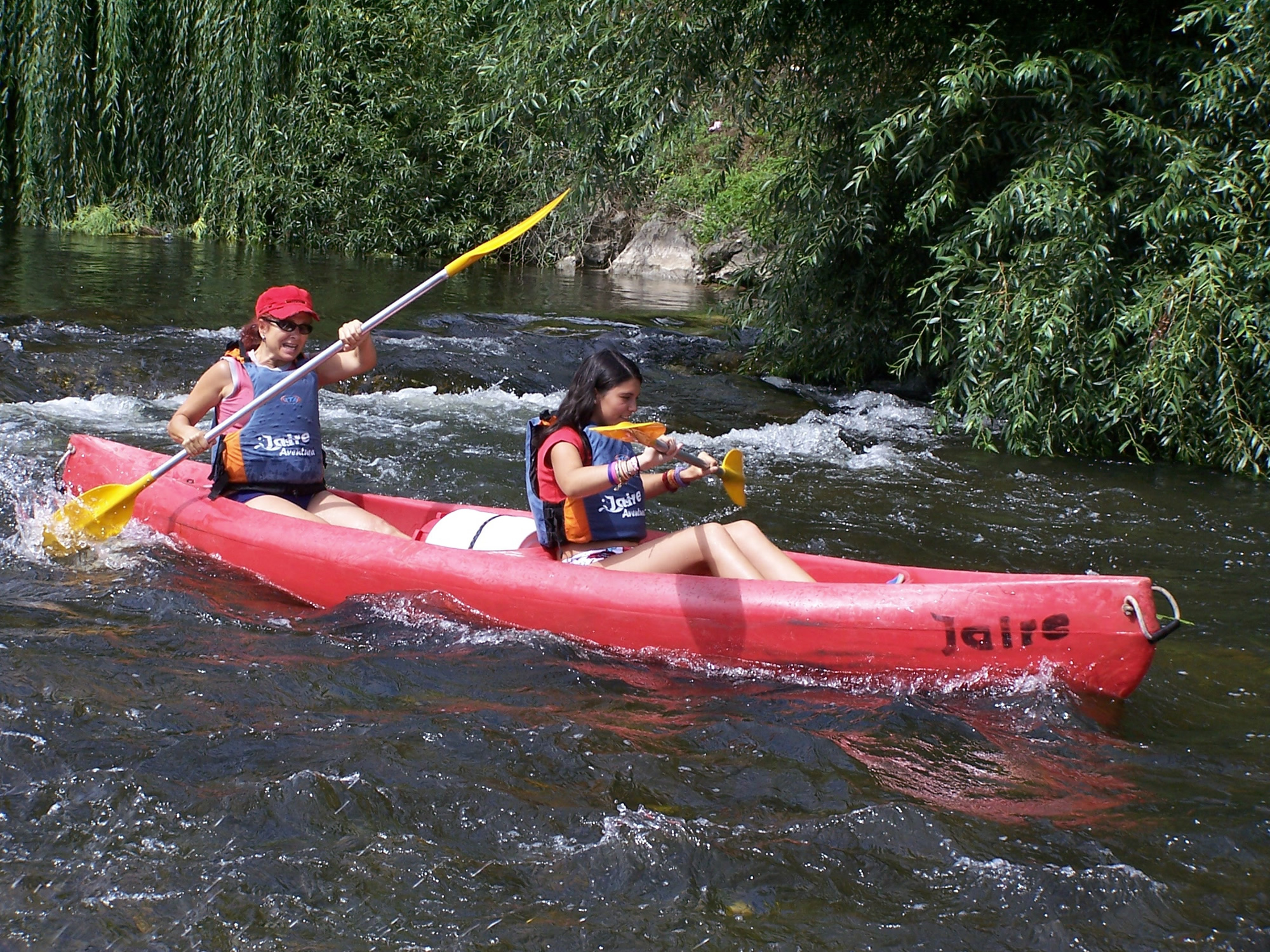 descenso del sella en canoa, asturias