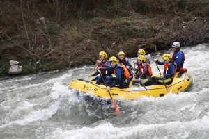 rafting asturias en el rio sella