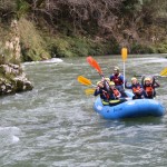 rafting asturias en el rio sella