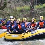 rafting asturias en el rio sella