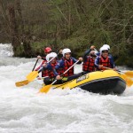 rafting asturias en el rio sella