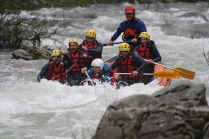 rafting asturias en el rio sella