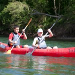 descenso del rio sella en canoa