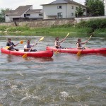 descenso del rio sella en canoa